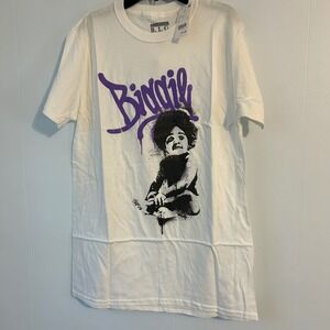 The Notorious B.I.G. Biggie Smalls White Graphic T-Shirt Mens Large 10040503 NEW